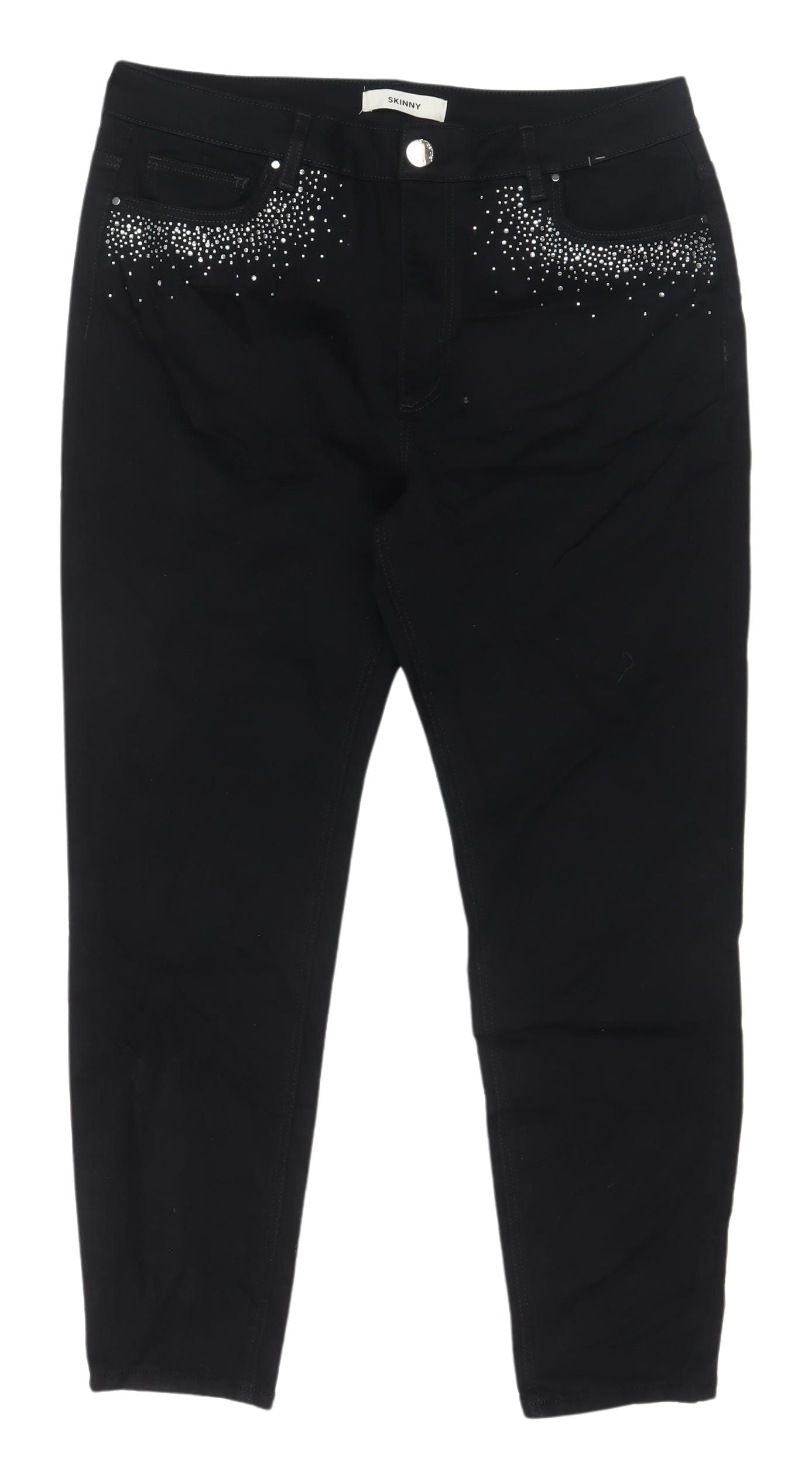 Marks & Spencer Women's Black Skinny Studded Jeans
