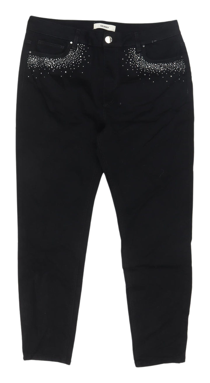 Marks & Spencer Women's Black Skinny Studded Jeans