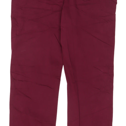 Marks & Spencer Burgundy Straight Women's Jeans Size 16