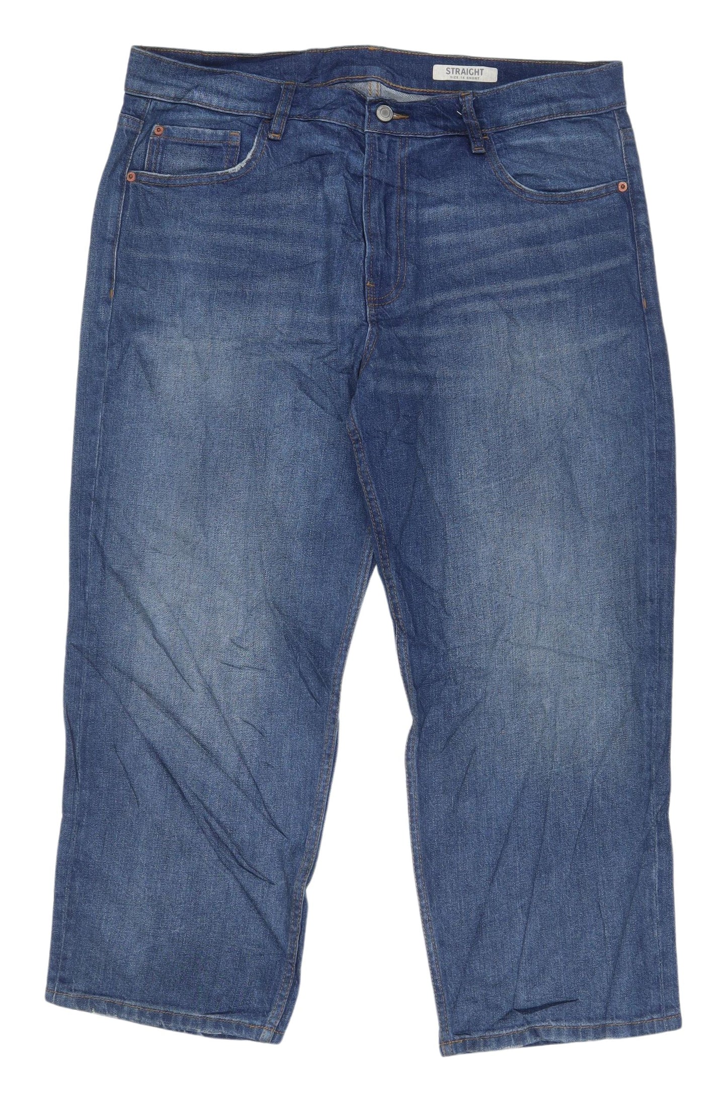 Marks & Spencer Blue Straight Leg Women's Jeans Size 16