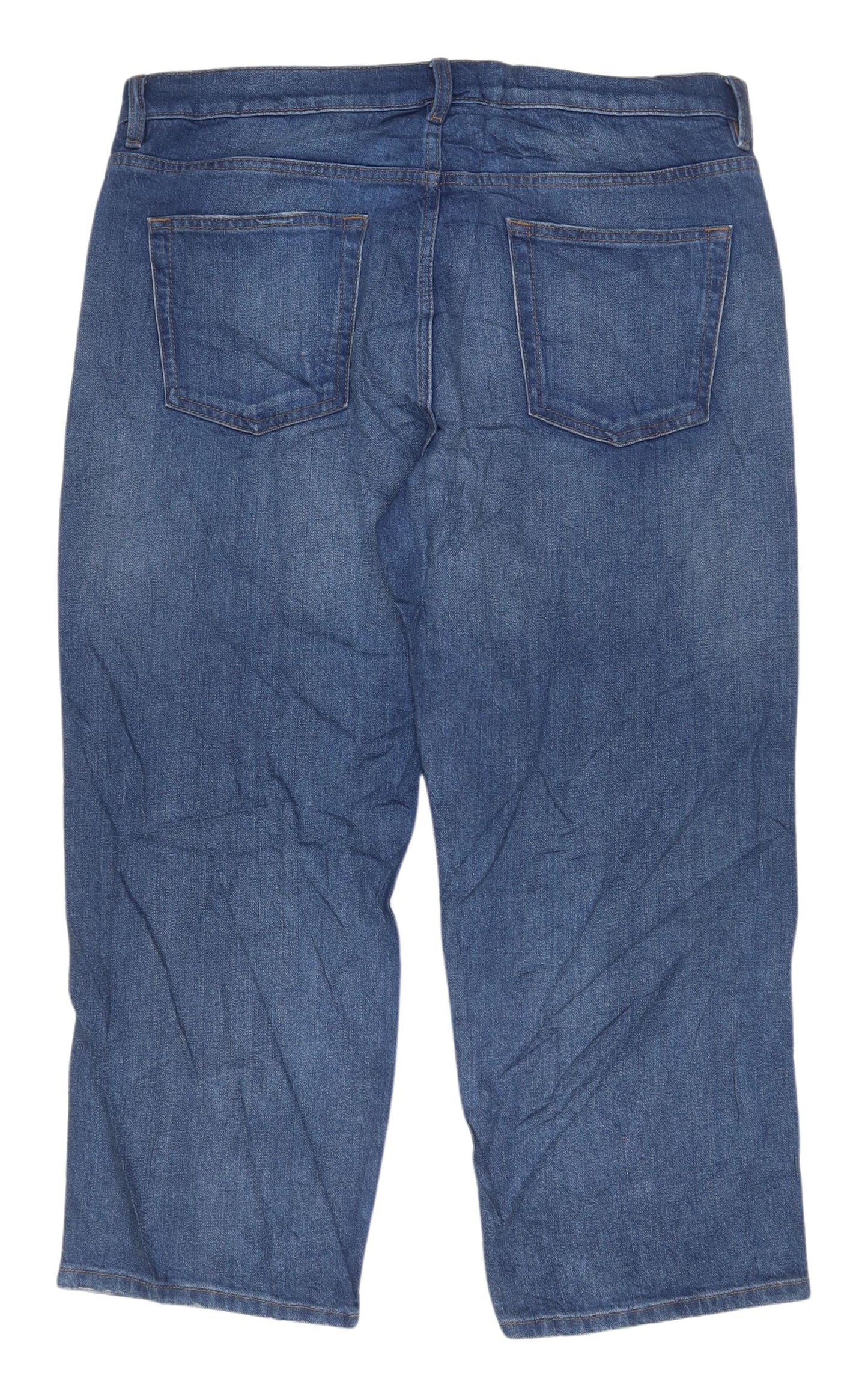 Marks & Spencer Blue Straight Leg Women's Jeans Size 16