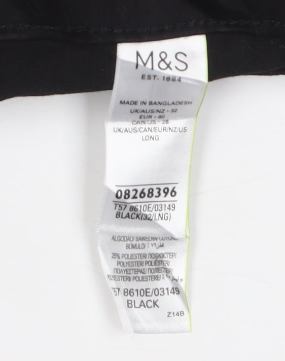 Marks & Spencer Women's Black Skinny Jeans - Size 32