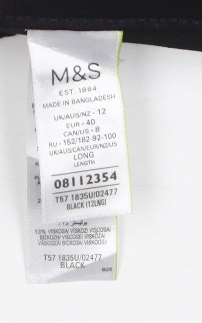 Marks and Spencer Black Straight Women's Jeans
