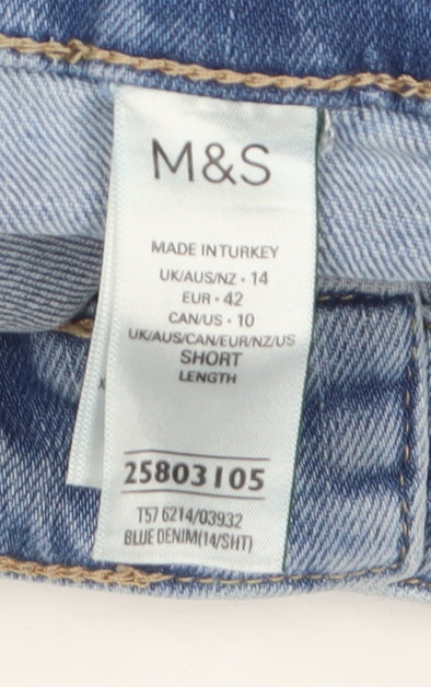Marks & Spencer Women’s Blue Straight Jeans Size 14
