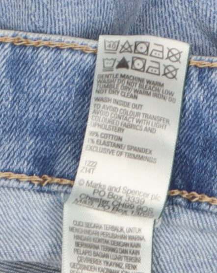 Marks & Spencer Women’s Blue Straight Jeans Size 14