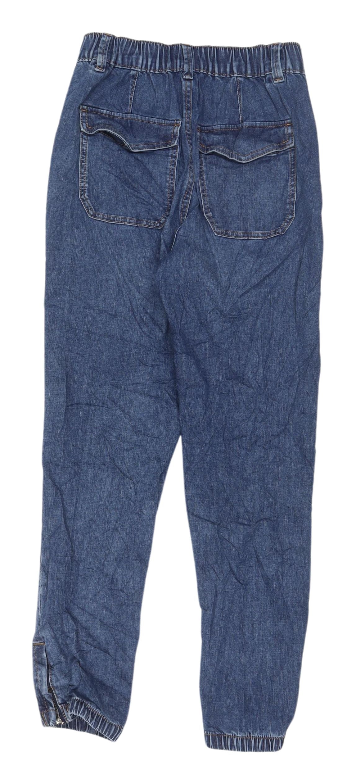 Marks and Spencer Women's Blue Cropped Jeans Size 6
