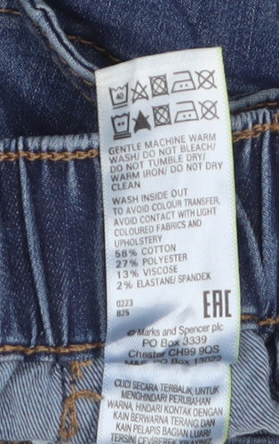 Marks and Spencer Women's Blue Cropped Jeans Size 6