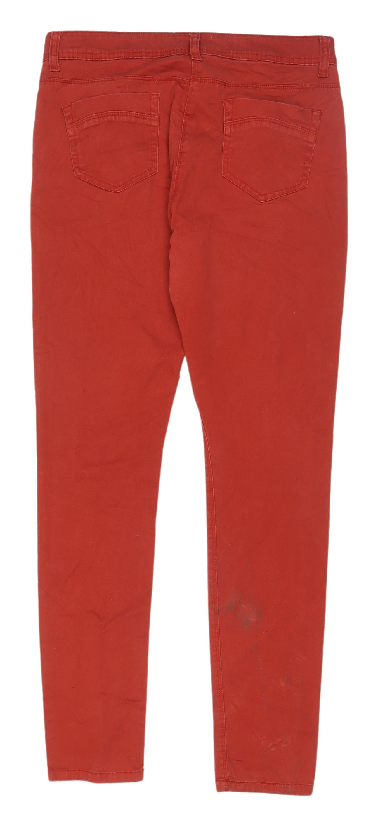 Papaya Women's Red Straight Jeans Size 14