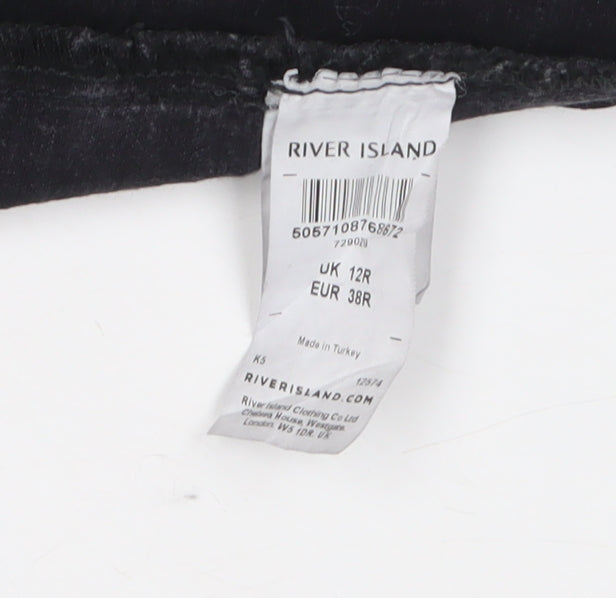 River Island Women's Black Skinny Jeans Size 12