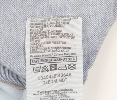 Topshop Women's Blue Straight Jeans Size 32