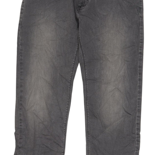 Marks and Spencer Men Dark Grey Straight Jeans 32