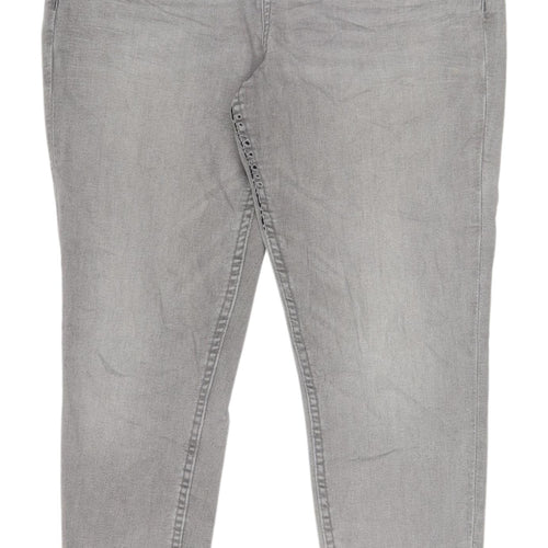 Marks and Spencer Women's Grey Skinny Jeans Size 14