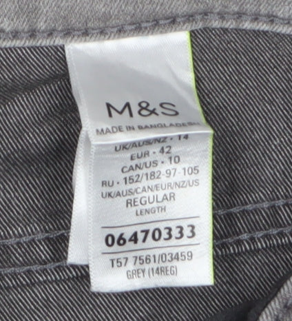 Marks and Spencer Women's Grey Skinny Jeans Size 14