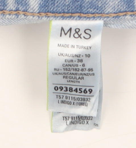 Marks & Spencer Women's Blue Jeans Size 10 Regular Fit