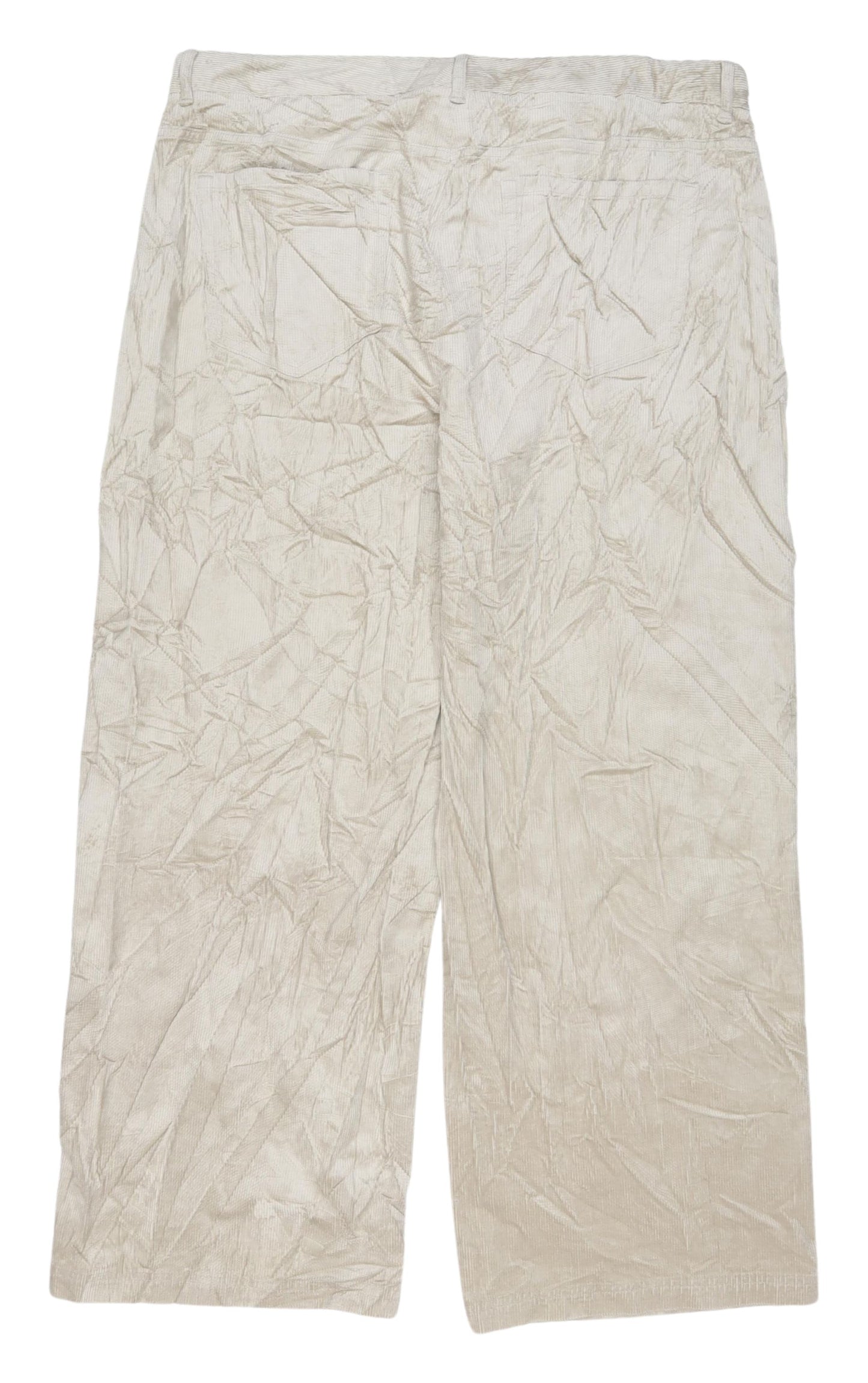 Marks and Spencer Women's Beige Wide-Leg Trousers
