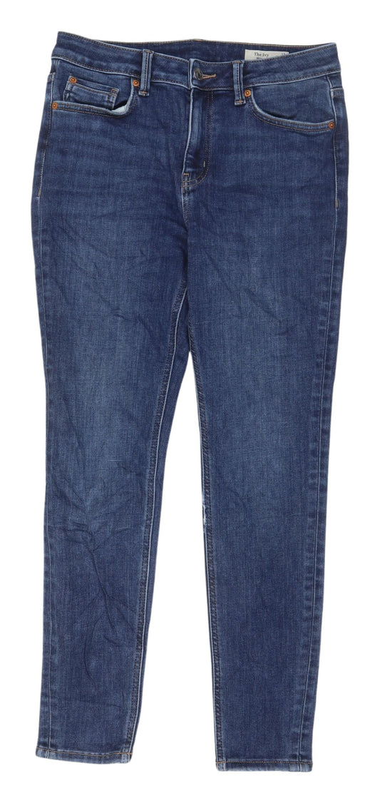 Marks and Spencer Women's Blue Skinny Jeans Size 12