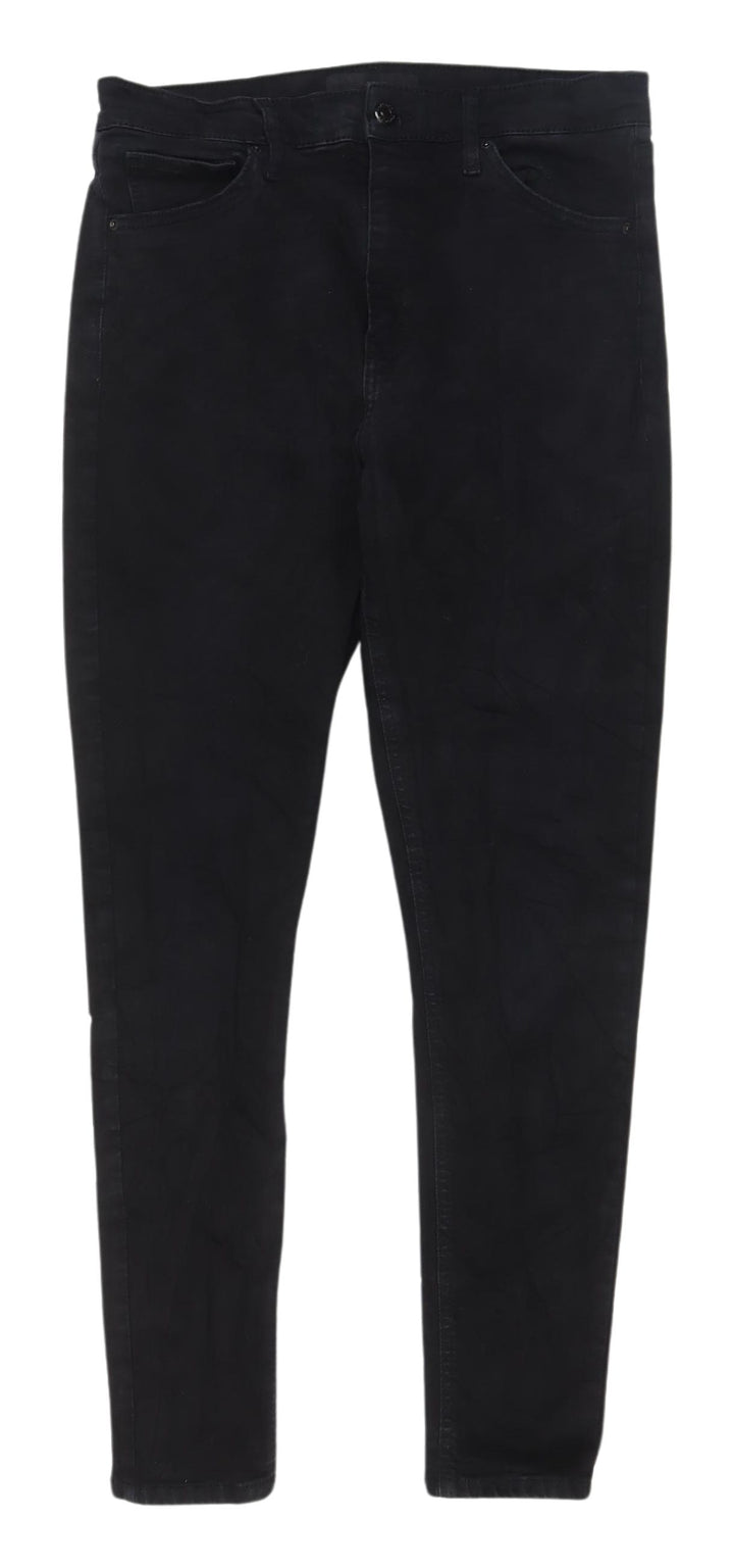 Topshop Women's Black Skinny Jeans Size 16