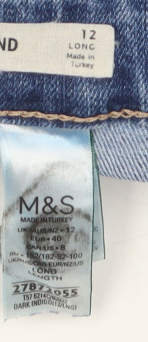 Marks and Spencer Women’s Blue Straight Jeans Size 12