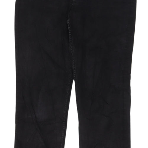 Marks & Spencer Women's Black Straight Jeans Size 14