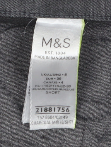 Marks and Spencer Grey Jegging Jeans, Size 8, Women's Stretch
