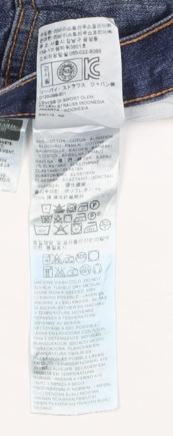 Levi Strauss Men's Blue Straight Jeans Size 40