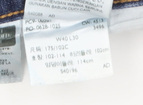 Levi Strauss Men's Blue Straight Jeans Size 40