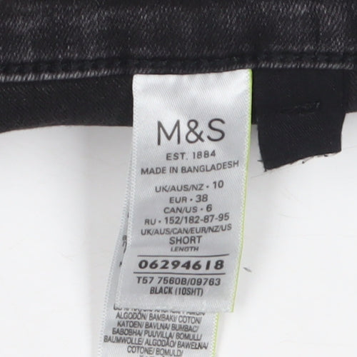 Marks and Spencer Women's Black Skinny Jeans Size 10