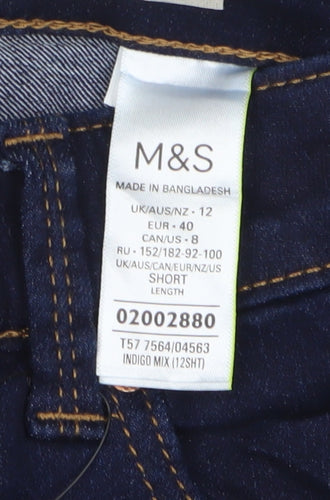 Marks and Spencer Women's Blue Slim Jeans Size 12