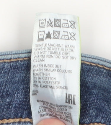 Marks and Spencer Women's Blue Straight Jeans Size 20