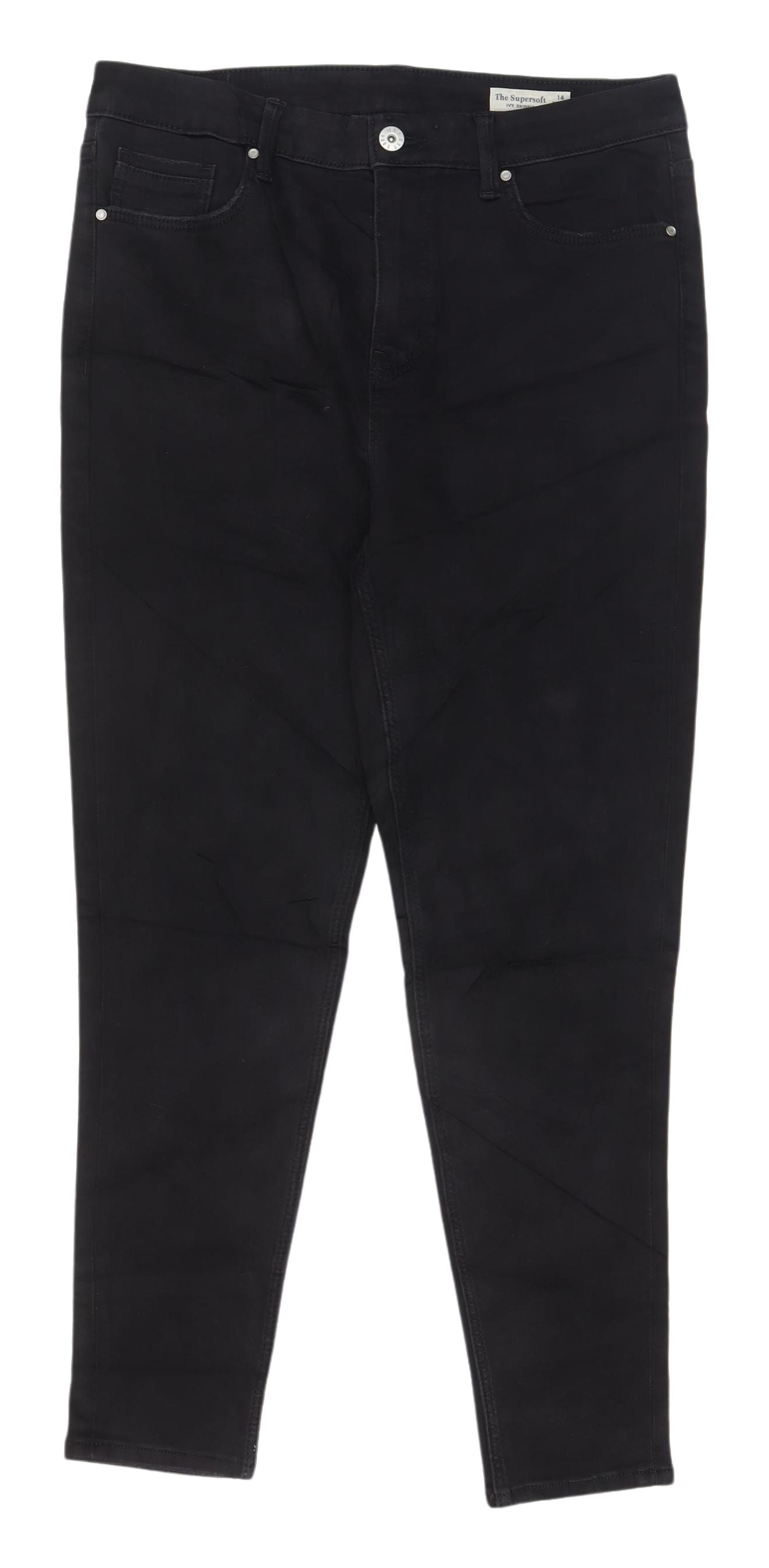 Marks and Spencer Womens Black Skinny Jeans Size 14