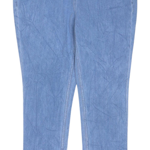 Next Women's Blue Cropped Slim Jeans, Size 12