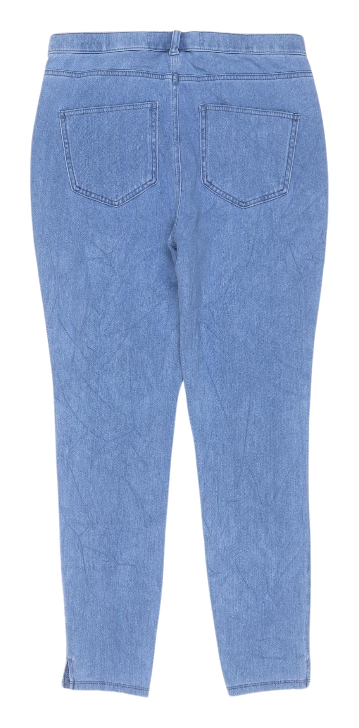 Next Women's Blue Cropped Slim Jeans, Size 12