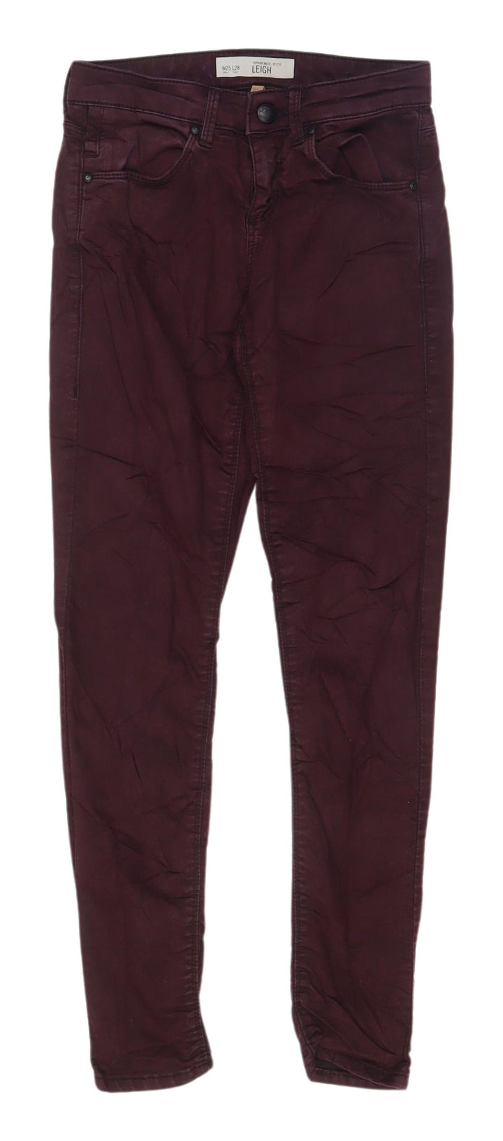 Topshop Women's Purple Skinny Jeans - Size 2 Petite