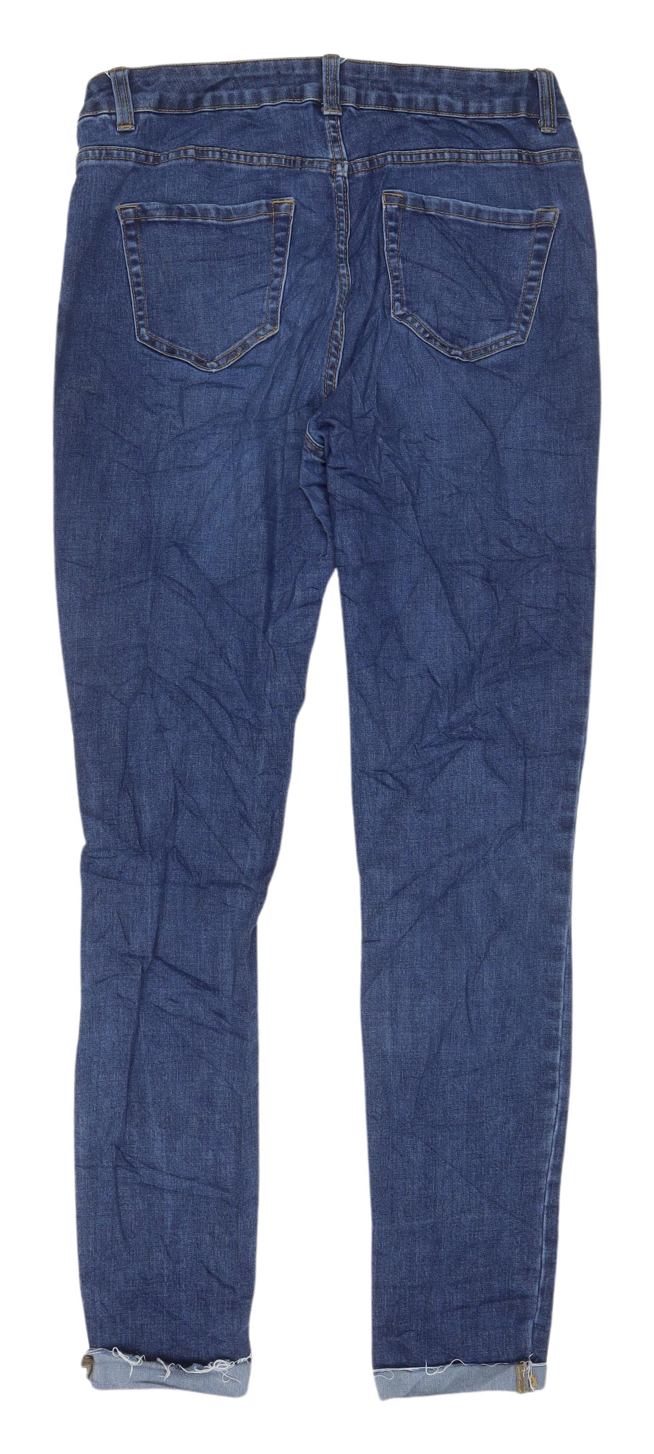 New Look Women's Skinny Blue Jeans UK 12