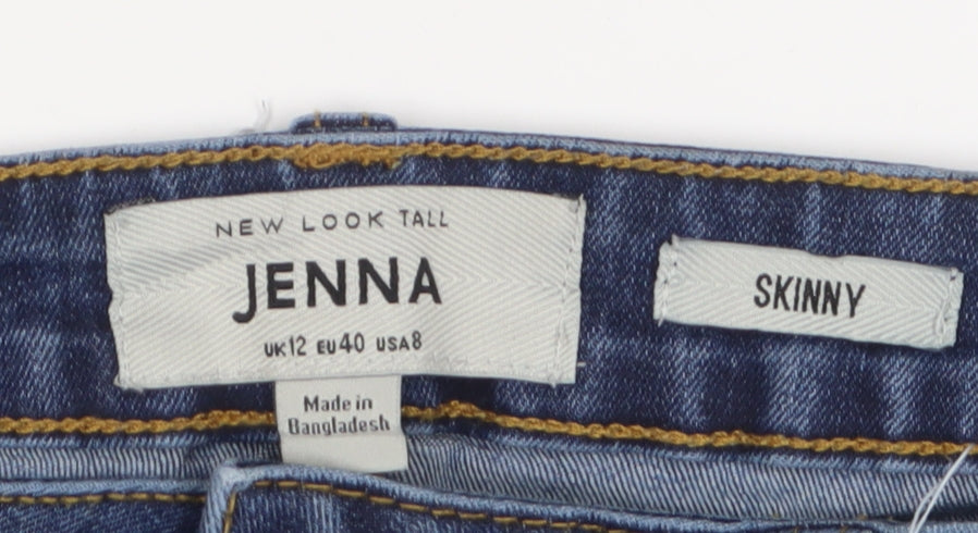 New Look Women's Skinny Blue Jeans UK 12