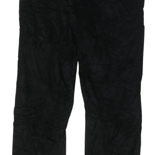 Marks and Spencer Men's Black Corduroy Trousers