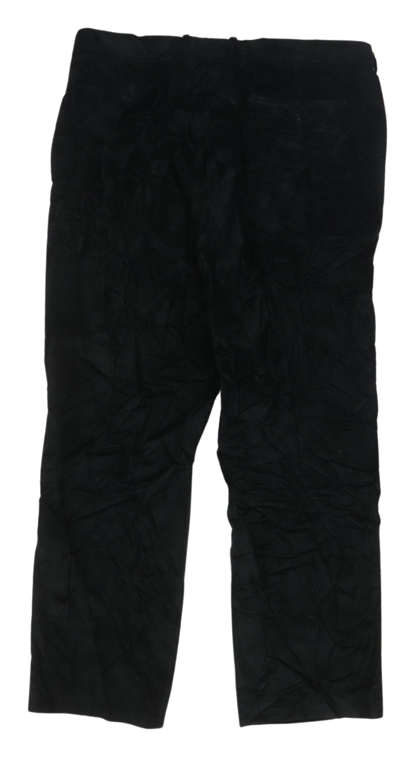 Marks and Spencer Men's Black Corduroy Trousers