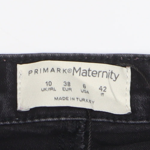 Primark Women Black Jegging Maternity Jeans Size 10