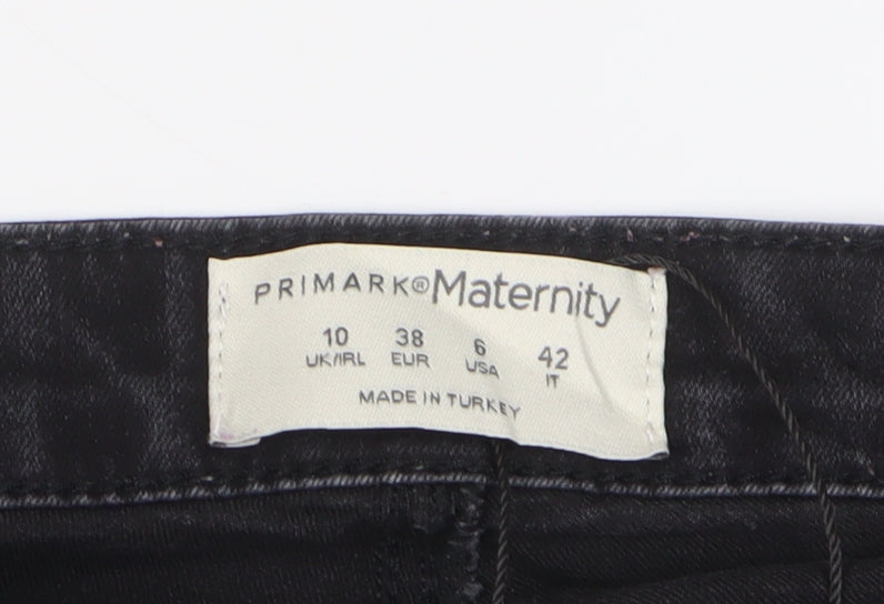 Primark Women Black Jegging Maternity Jeans Size 10