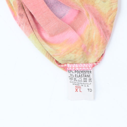 Multicoloured Strapless Dress XL for Women