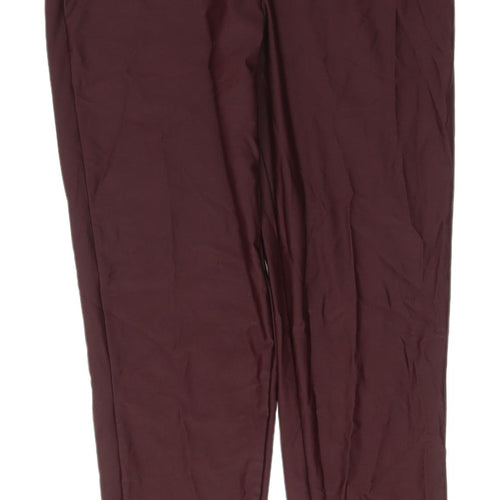 ASOS DESIGN Women's Brown Nylon Ankle Leggings Size 12