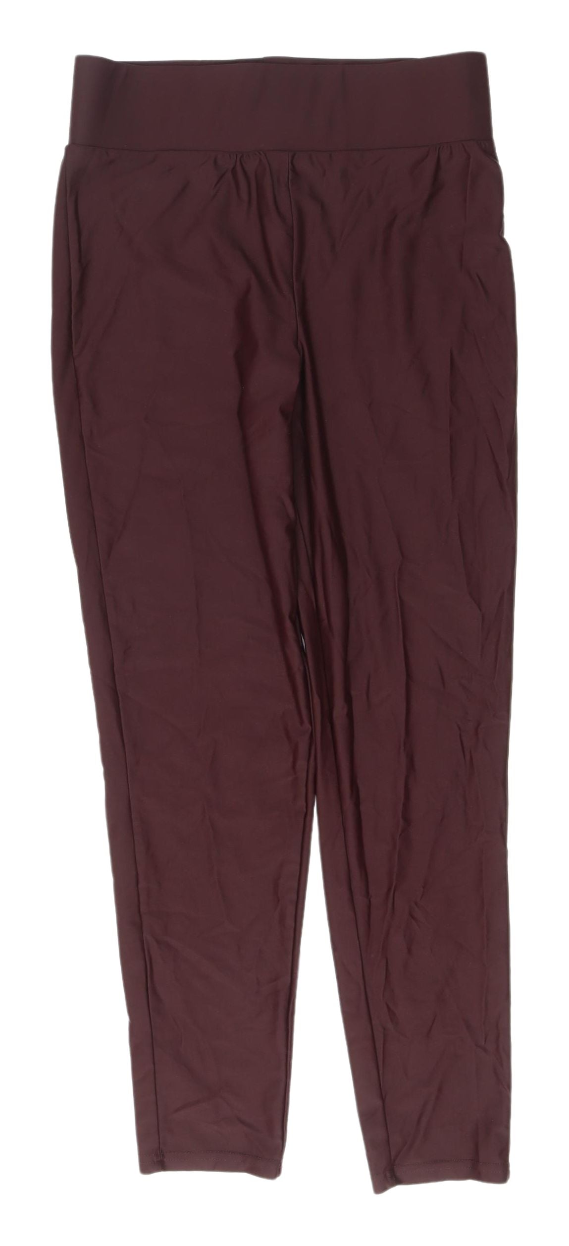 ASOS DESIGN Women's Brown Nylon Ankle Leggings Size 12