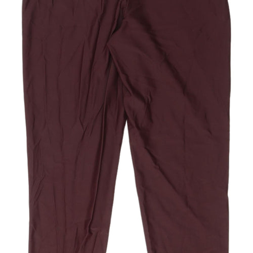 ASOS DESIGN Women's Brown Nylon Ankle Leggings Size 12