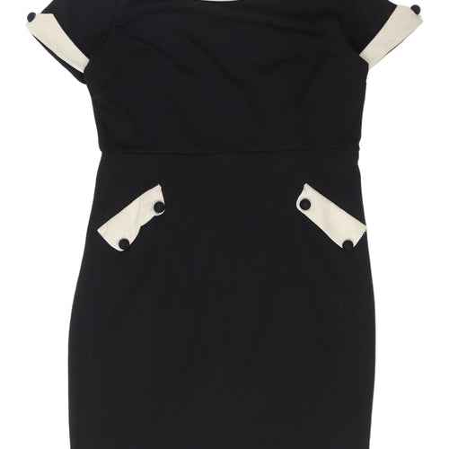 Lindy Bop Women's Black Pencil Dress - Size 16