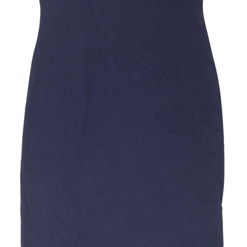 Marks and Spencer Navy Sleeveless Long Slip Dress