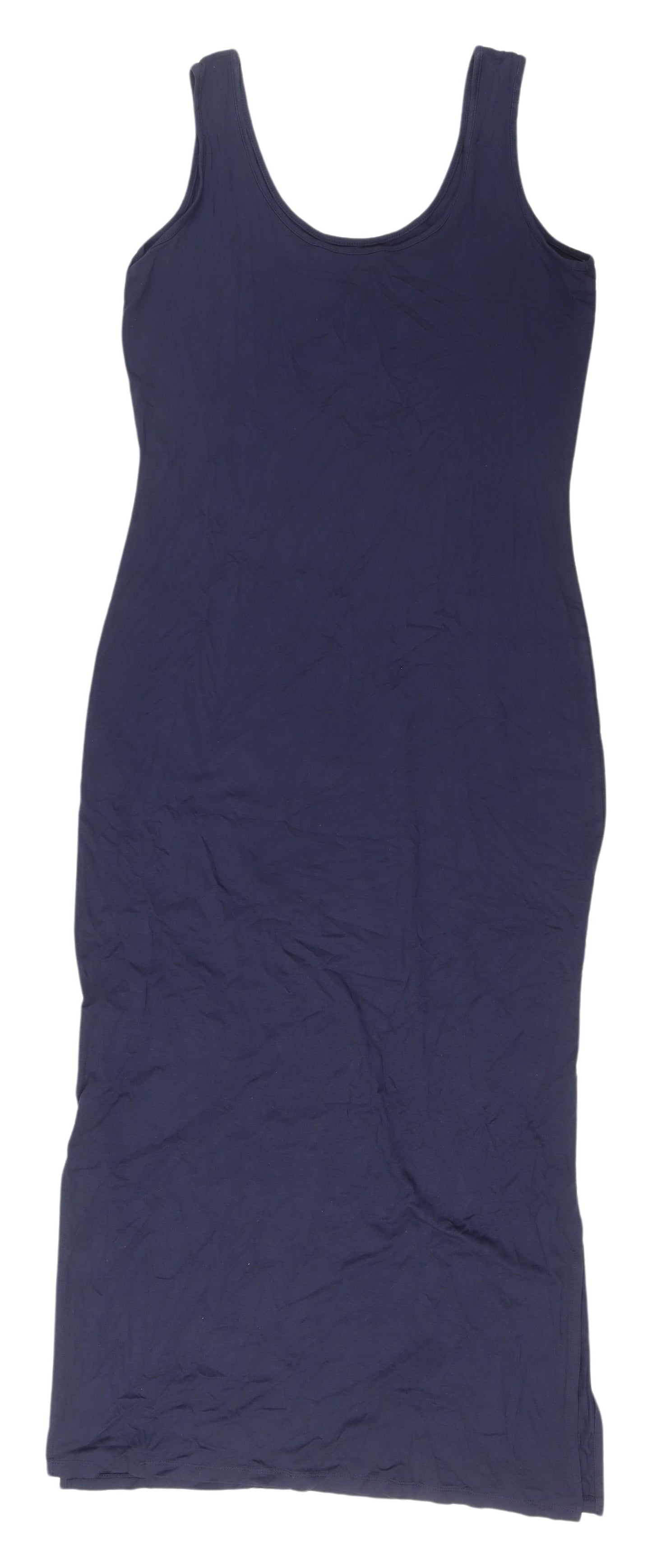 Marks and Spencer Navy Sleeveless Long Slip Dress