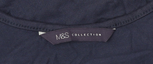 Marks and Spencer Navy Sleeveless Long Slip Dress