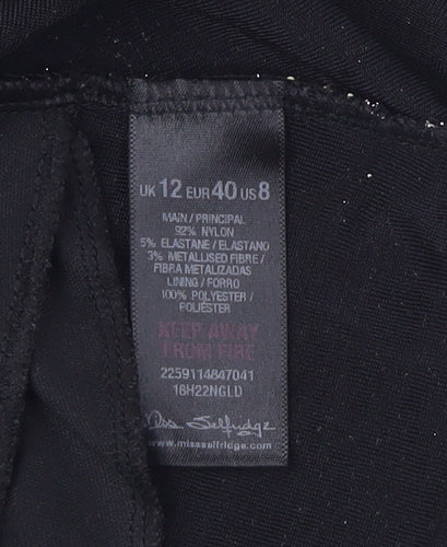 Miss Selfridge Women's Black Camisole Tank Size 12