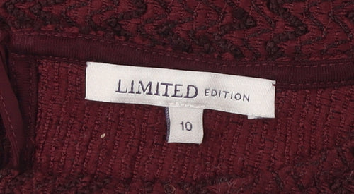 Marks and Spencer Women's Red 3/4 Sleeve Blouse