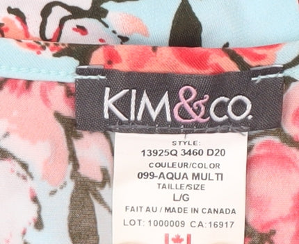 Kim & Co Women's Multicoloured Floral Tunic L